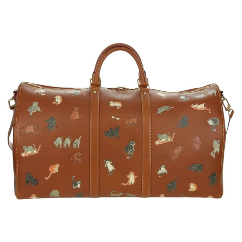 【日本直送】路易威登 Catgram Keepall Bandouliere 55 旅行包，皮革材質，貨號 M52951，LV 正品，編號 156736SM-1