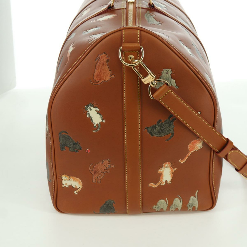 【日本直送】路易威登 Catgram Keepall Bandouliere 55 旅行包，皮革材質，貨號 M52951，LV 正品，編號 156736SM-3