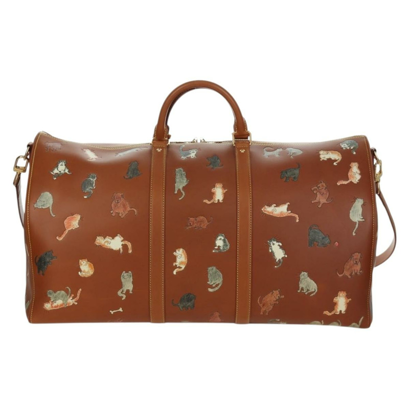 【日本直送】路易威登 Catgram Keepall Bandouliere 55 旅行包，皮革材質，貨號 M52951，LV 正品，編號 156736SM-12
