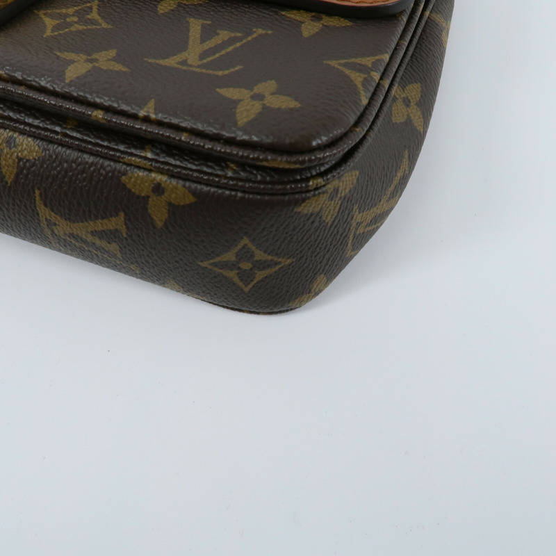 LOUIS VUITTON Monogram Marceau鏈帶肩背袋-11