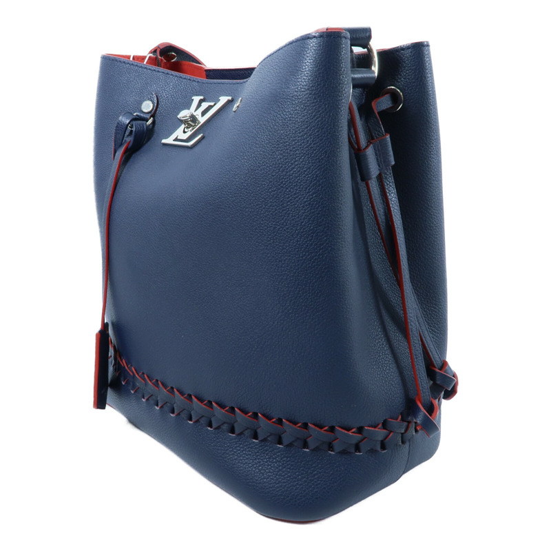 LOUIS VUITTON 牛皮皮革Lockme Bucket肩背袋-2