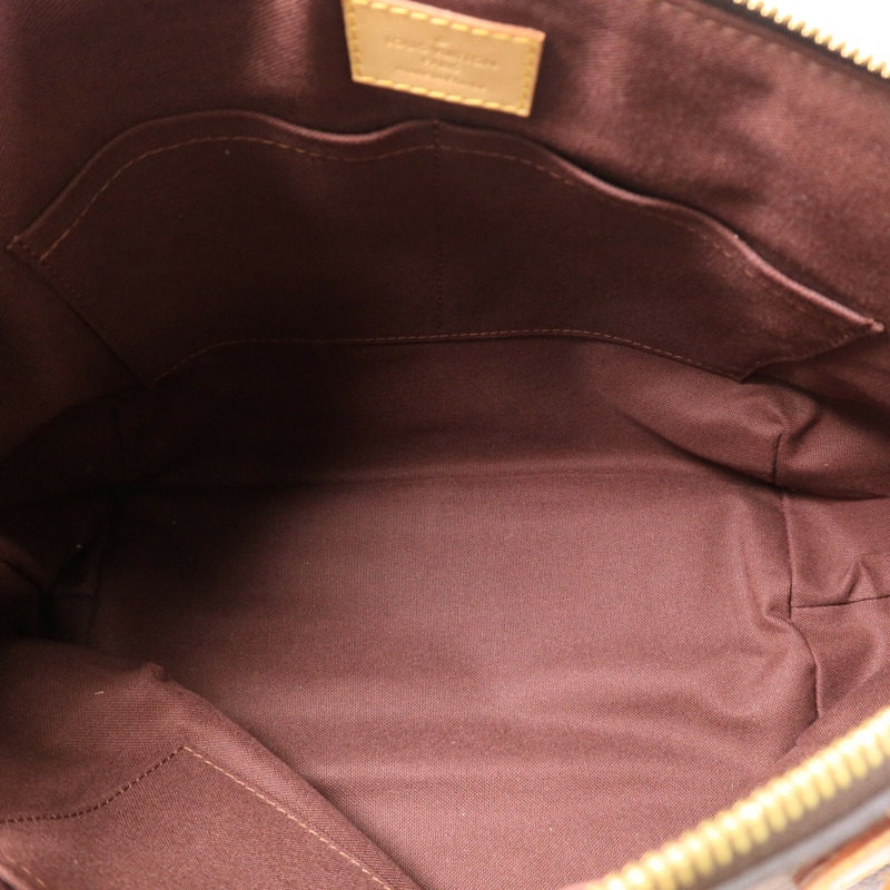 LOUIS VUITTON Monogram Turenne MM金扣手挽肩背兩用袋棕色-4