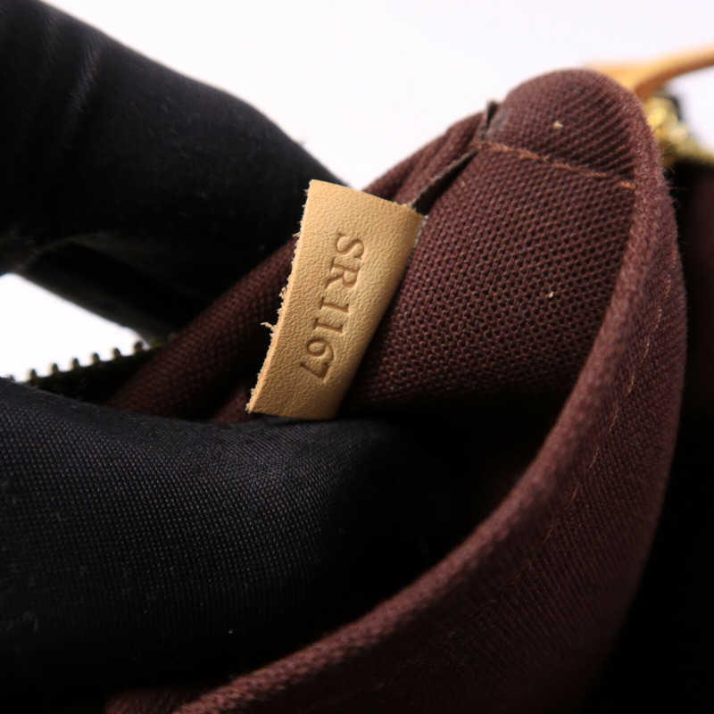 LOUIS VUITTON Monogram Turenne MM金扣手挽肩背兩用袋棕色-7