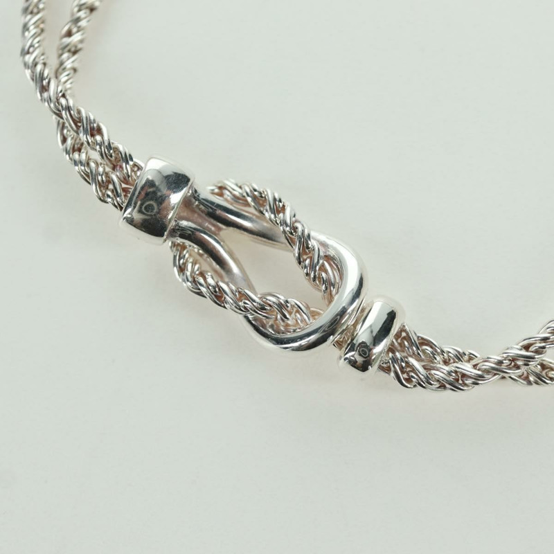 【日本直送】蒂芬妮 (TIFFANY&Co.) 雙繩中心結項鍊 925 純銀 正品 am11156SAM-6