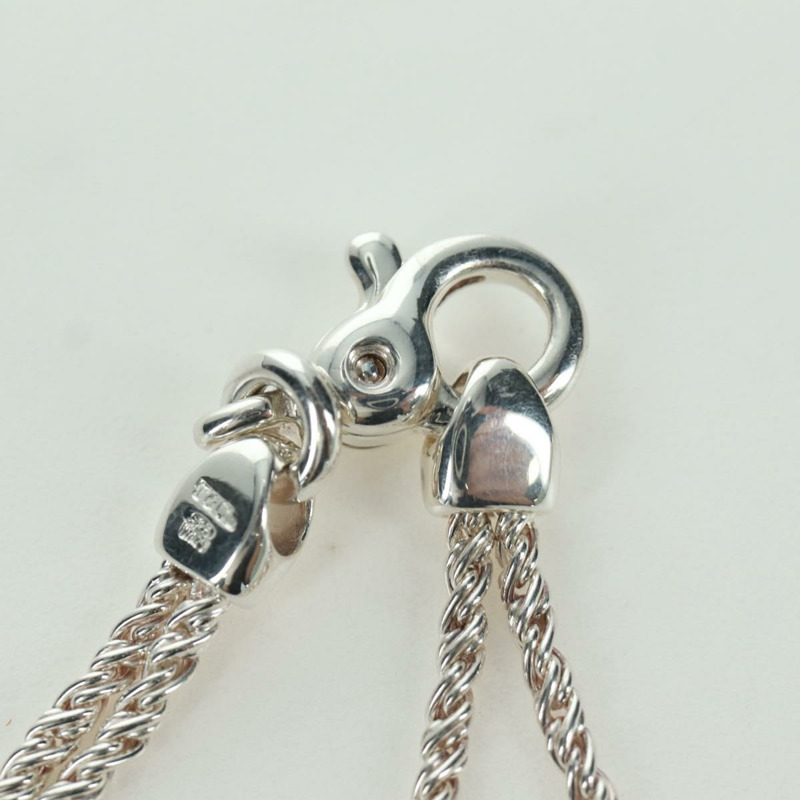 【日本直送】蒂芬妮 (TIFFANY&Co.) 雙繩中心結項鍊 925 純銀 正品 am11156SAM-8