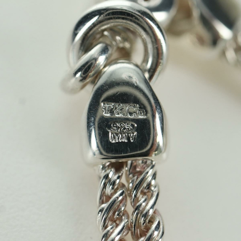 【日本直送】蒂芬妮 (TIFFANY&Co.) 雙繩中心結項鍊 925 純銀 正品 am11156SAM-9