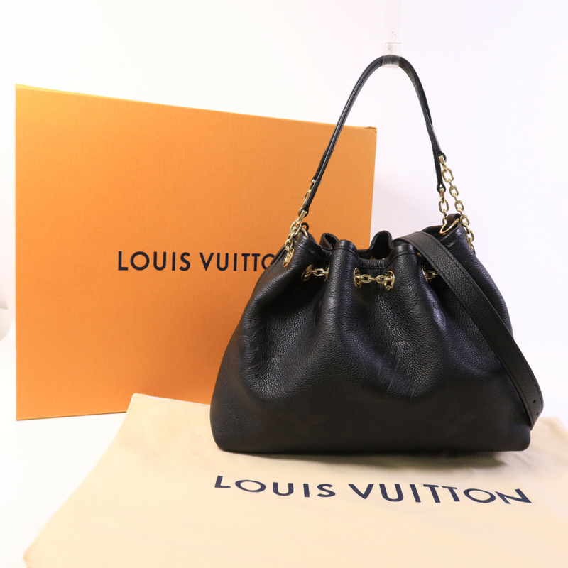 LOUIS VUITTON Monogram Empreinte Bundle金扣手挽肩背兩用袋-7