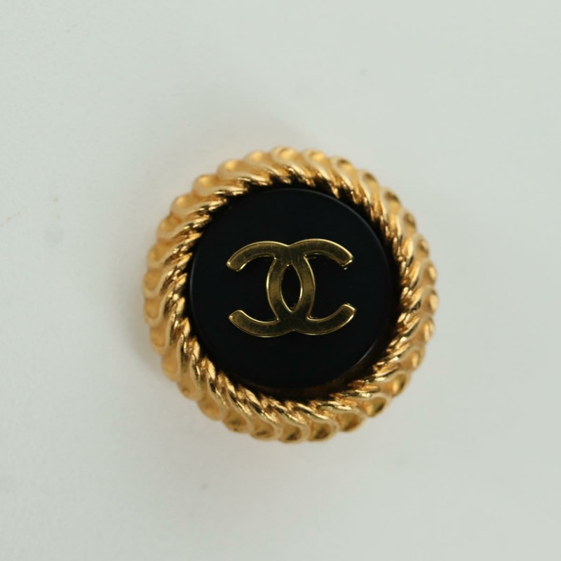 【日本直送】香奈兒 COCO 標誌耳環，金屬金 CC 正品 am11179M-7