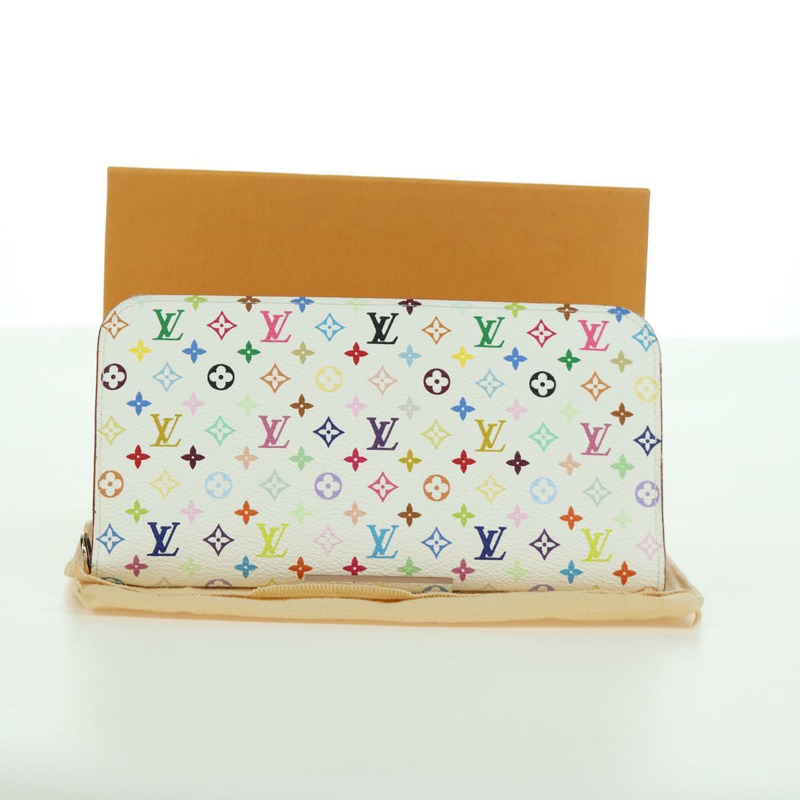 【日本直送】路易威登 Multicolor Portefeuille Insolite 白色皮夾 M93750 正品 YKZ751SAM-11