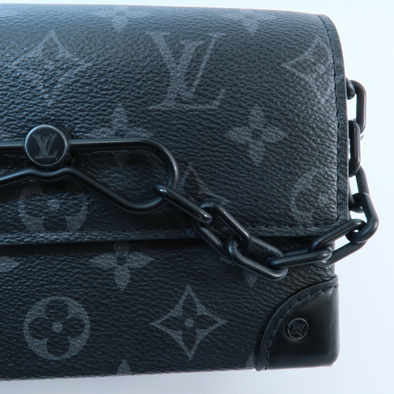 LOUIS VUITTON Monogram Eclipse Steamer Wearable Wallet肩背袋-7