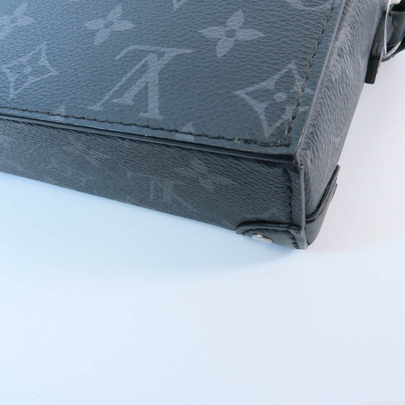 LOUIS VUITTON Monogram Eclipse Steamer Wearable Wallet肩背袋-9