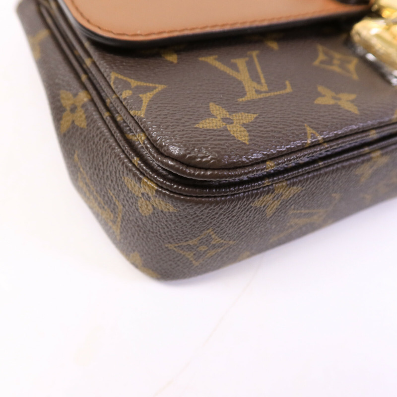 LOUIS VUITTON Monogram Marceau金扣鏈帶肩背袋-10