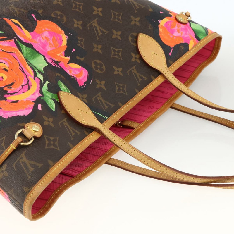 【日本直送】路易威登 Monogram Rose Neverfull MM 手提包 M48613 LV 正品 ka3394SAV-5