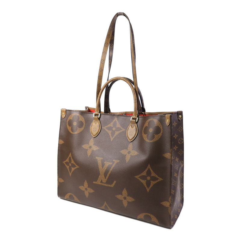 LOUIS VUITTON Monogram Giant OnTheGo GM金扣手挽肩背兩用袋-2
