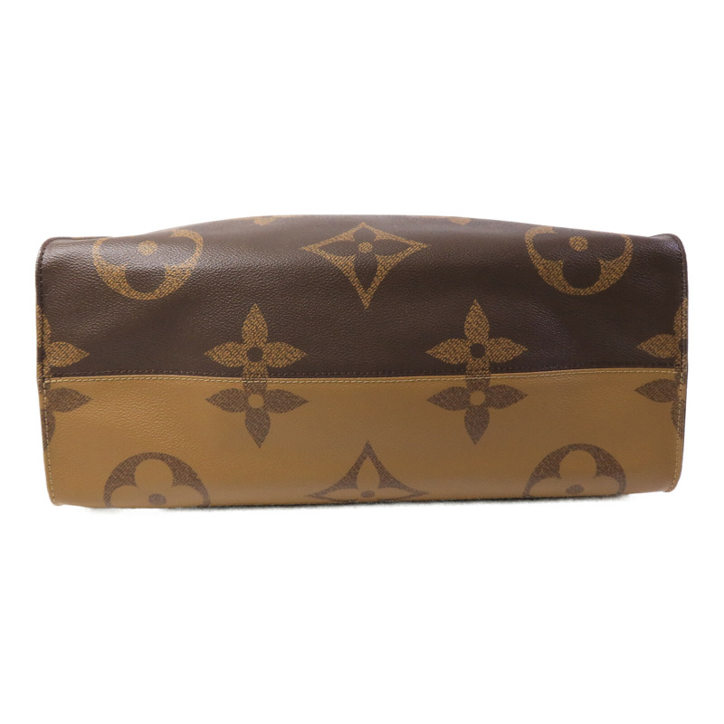 LOUIS VUITTON Monogram Giant OnTheGo GM金扣手挽肩背兩用袋-3
