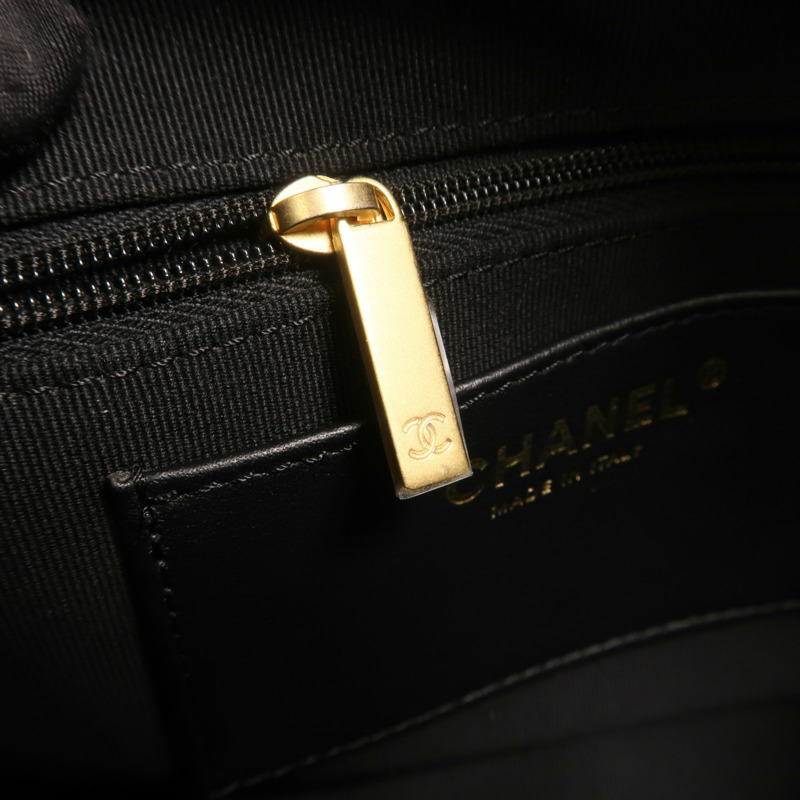 CHANEL 羊皮皮革Bowling鏈帶手挽肩背兩用袋-14