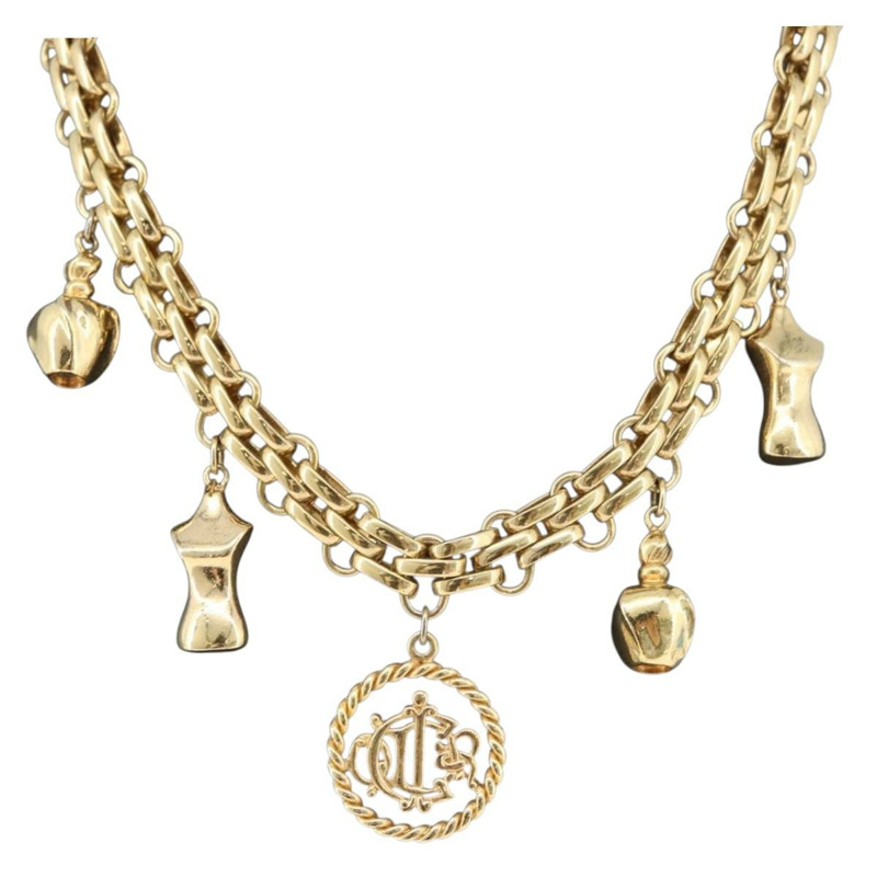 【日本直送】Christian Dior 項鍊 金屬金 Auth BAZ515V-0