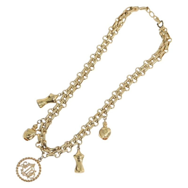【日本直送】Christian Dior 項鍊 金屬金 Auth BAZ515V-7