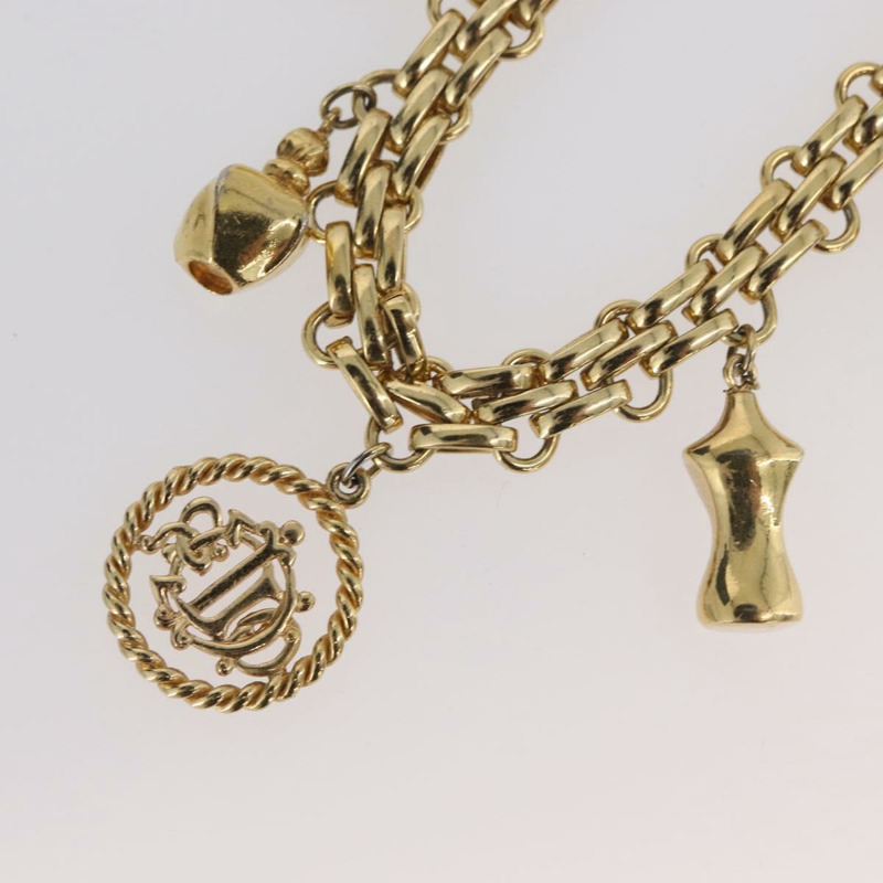 【日本直送】Christian Dior 項鍊 金屬金 Auth BAZ515V-8
