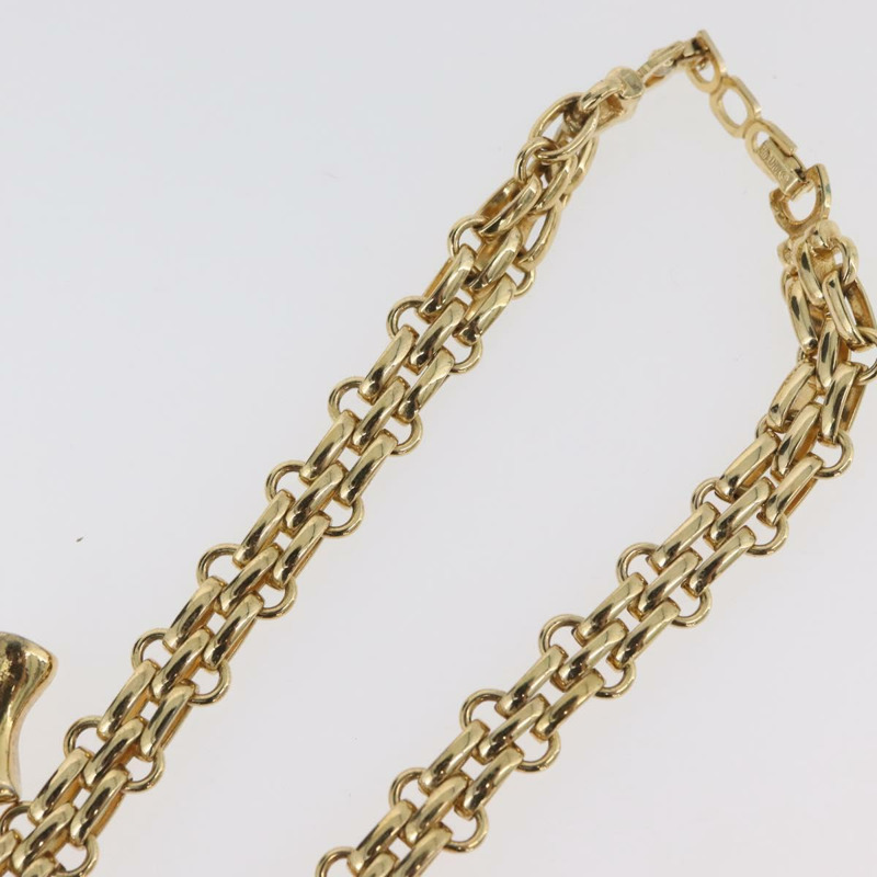 【日本直送】Christian Dior 項鍊 金屬金 Auth BAZ515V-10