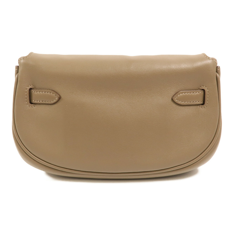 HERMES Swift皮革Kelly Moove肩背袋Etoupe-1