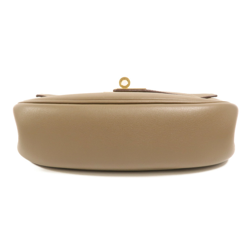 HERMES Swift皮革Kelly Moove肩背袋Etoupe-3