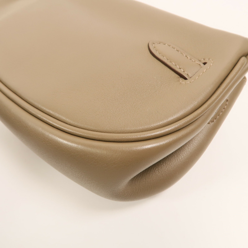 HERMES Swift皮革Kelly Moove肩背袋Etoupe-15