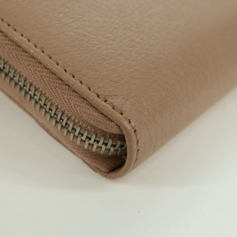 【日本直送】巴黎世家 (BALENCIAGA) Continental 長錢包，真皮材質，粉紅色/銀色，貨號 390187，正品 SW2300M-14