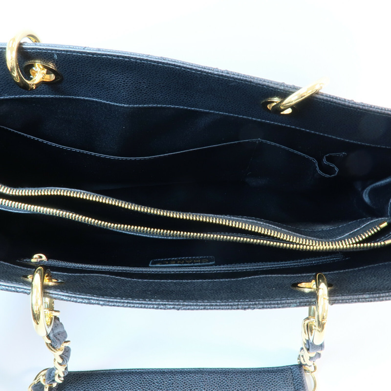 CHANEL 牛皮皮革GST Grand Shopping Tote Bag鏈帶手挽袋-4