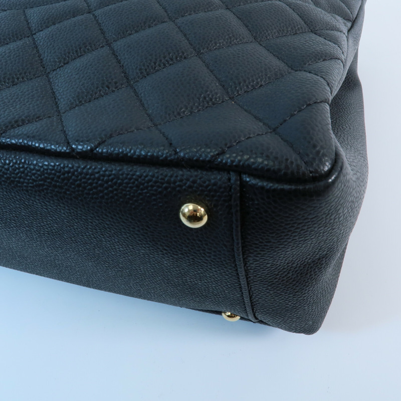 CHANEL 牛皮皮革GST Grand Shopping Tote Bag鏈帶手挽袋-12