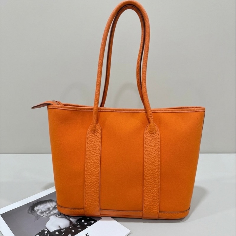 愛馬仕/Hermes  GardenParty花園拉鍊托特  框M 尺寸28*24*11-1