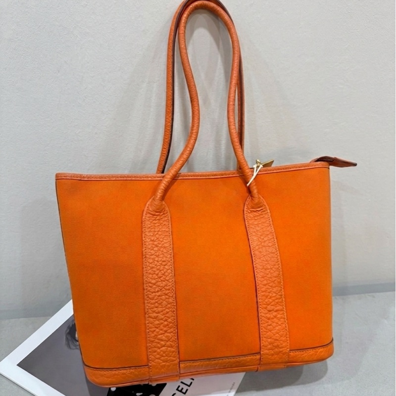 愛馬仕/Hermes  GardenParty花園拉鍊托特  框M 尺寸28*24*11-3