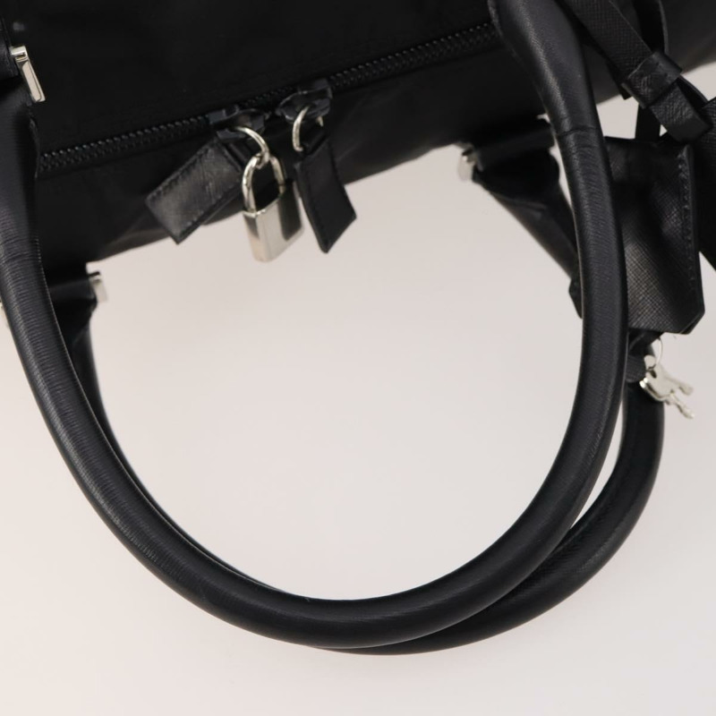 【日本直送】PRADA 波士頓包 尼龍 雙向 黑色 銀色 正品 SW2144A-7