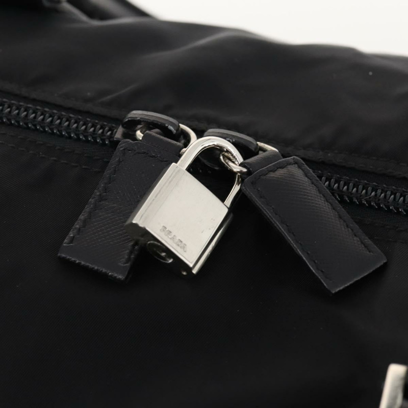 【日本直送】PRADA 波士頓包 尼龍 雙向 黑色 銀色 正品 SW2144A-8