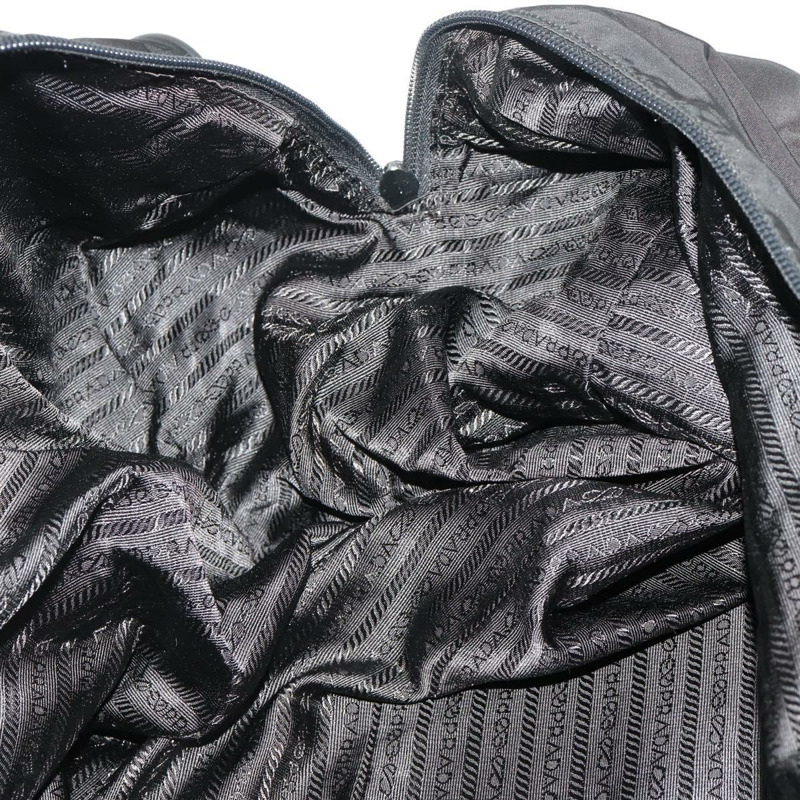 【日本直送】PRADA 波士頓包 尼龍 雙向 黑色 銀色 正品 SW2144A-22