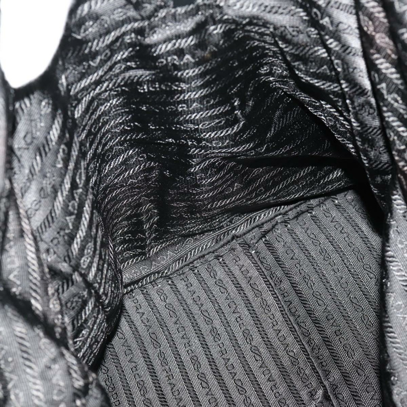 【日本直送】PRADA 波士頓包 尼龍 雙向 黑色 銀色 正品 SW2144A-23