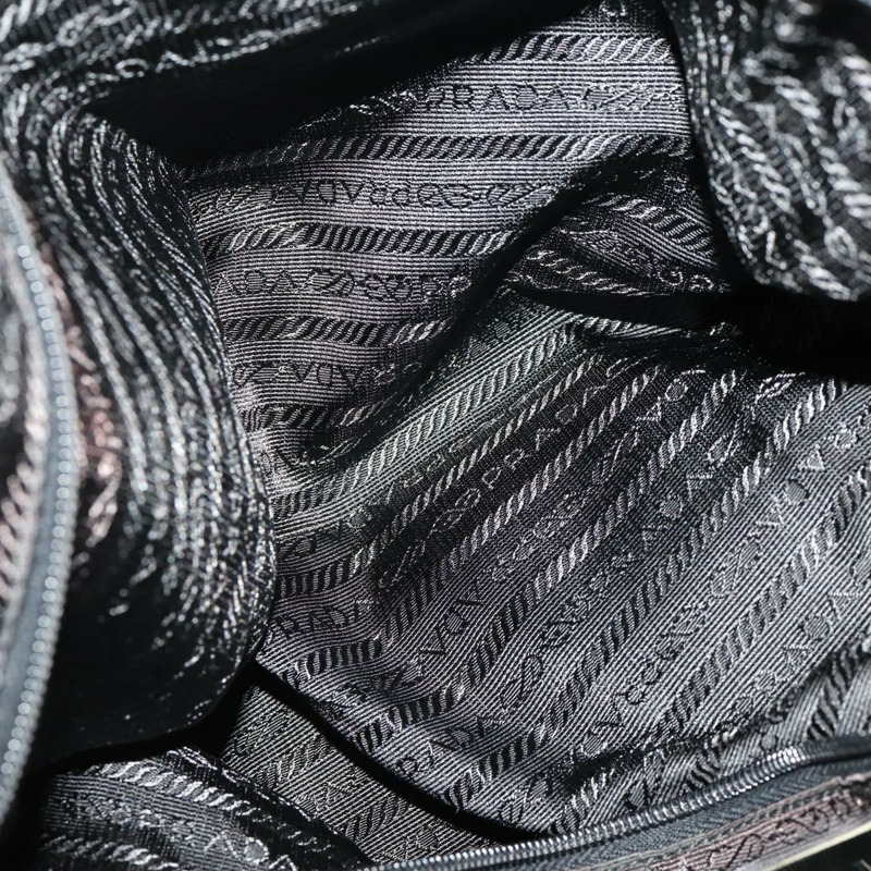 【日本直送】PRADA 波士頓包 尼龍 雙向 黑色 銀色 正品 SW2144A-26