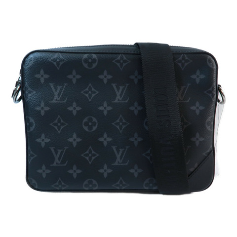 LOUIS VUITTON Monogram Eclipse Reverse Trio Messenger肩背袋
