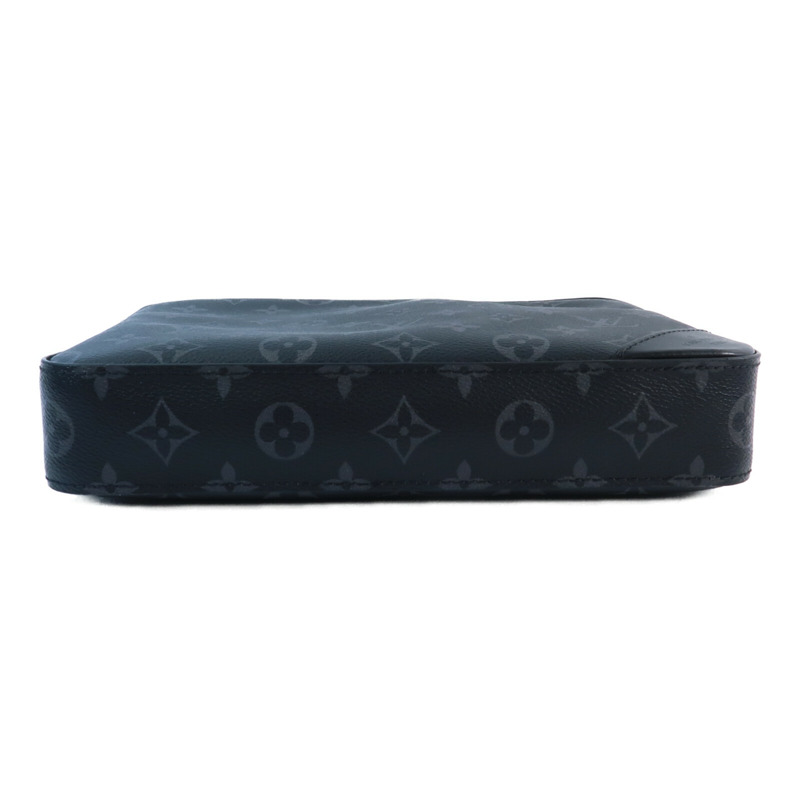 LOUIS VUITTON Monogram Eclipse Reverse Trio Messenger肩背袋-3