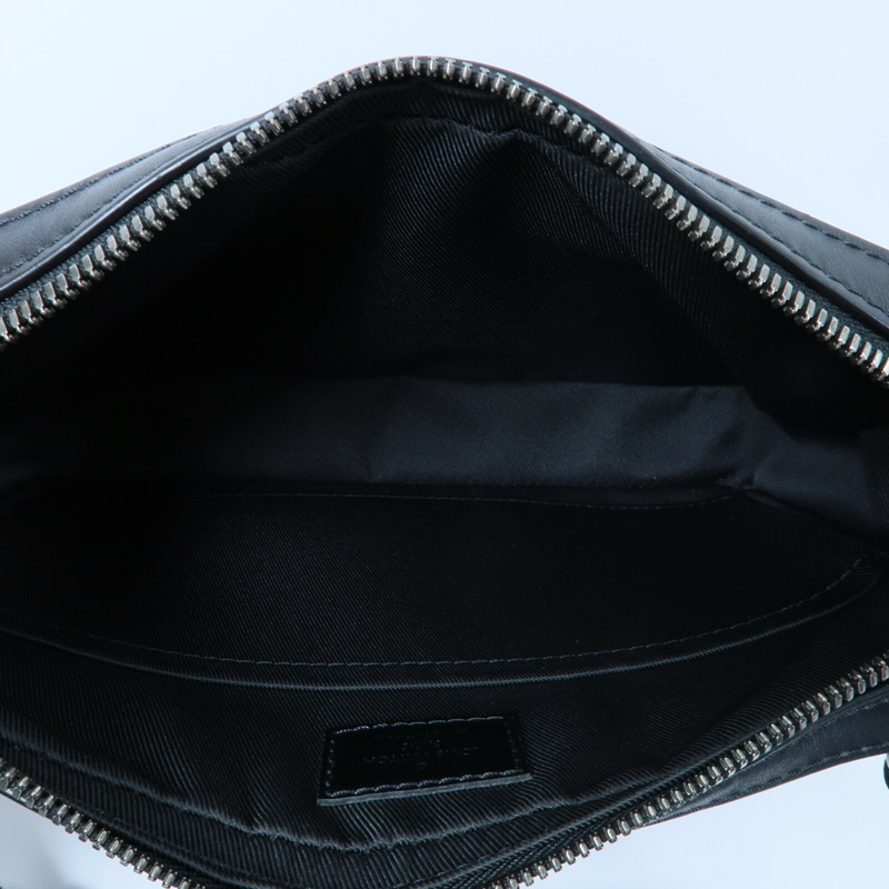 LOUIS VUITTON Monogram Eclipse Reverse Trio Messenger肩背袋-4