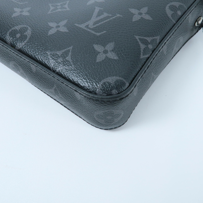 LOUIS VUITTON Monogram Eclipse Reverse Trio Messenger肩背袋-13