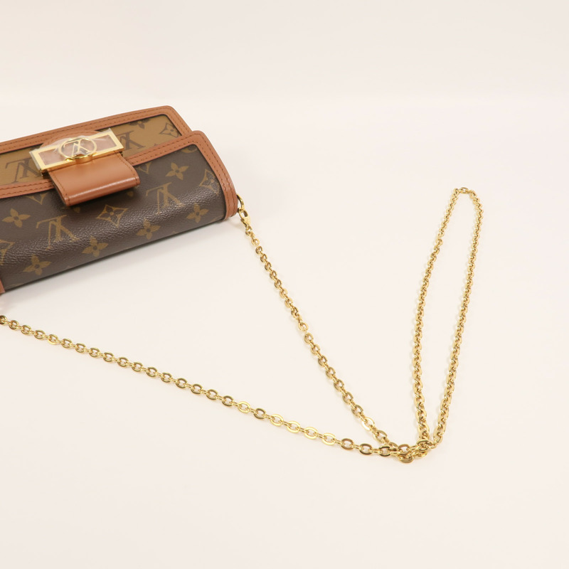 LOUIS VUITTON Monogram Reverse Dauphine肩背袋-6