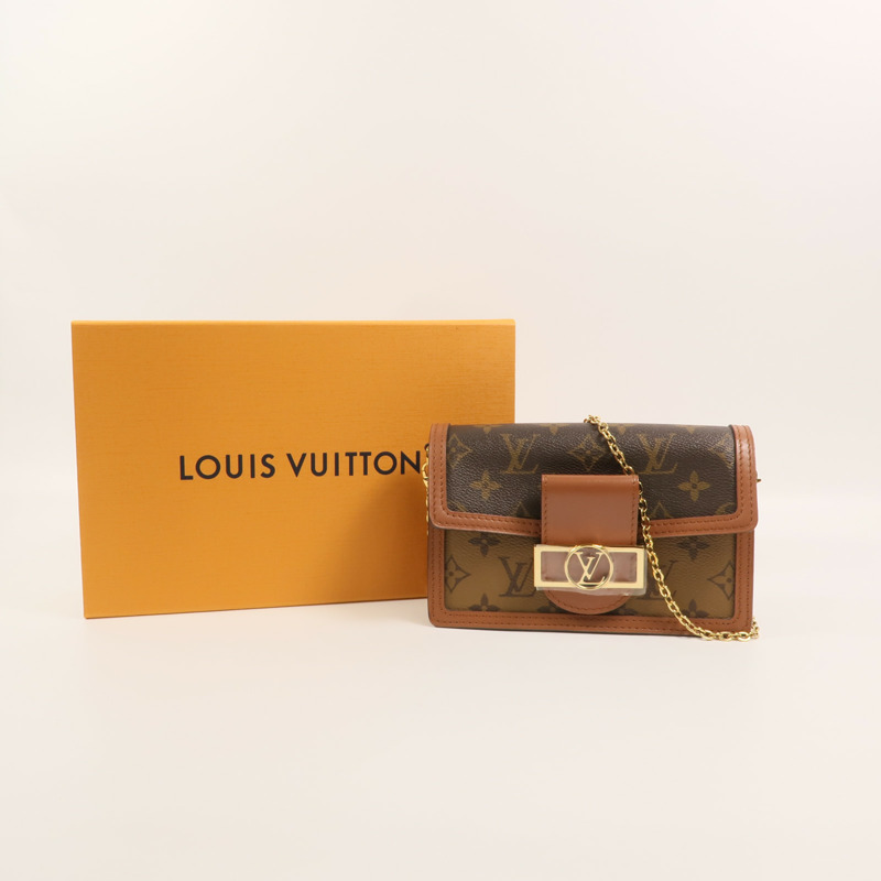 LOUIS VUITTON Monogram Reverse Dauphine肩背袋-8