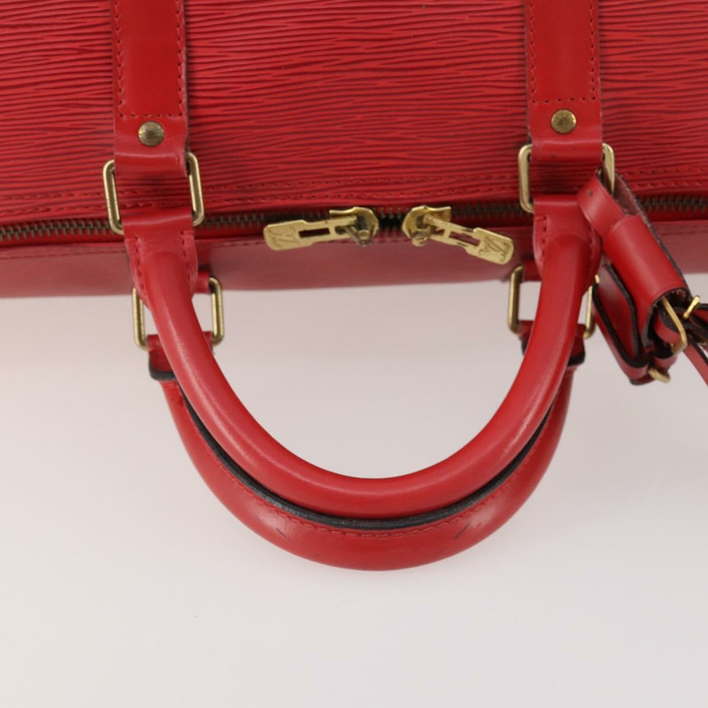 【日本直送】路易威登 Epi Keepall 50 波士頓包 紅 M42967 LV 正品 SW2143V-6