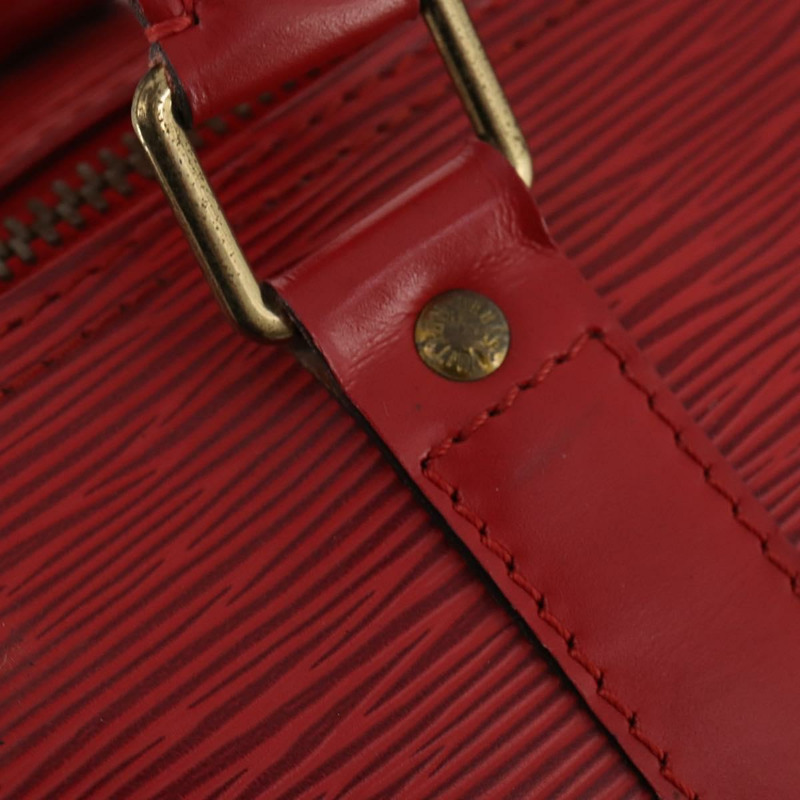 【日本直送】路易威登 Epi Keepall 50 波士頓包 紅 M42967 LV 正品 SW2143V-16