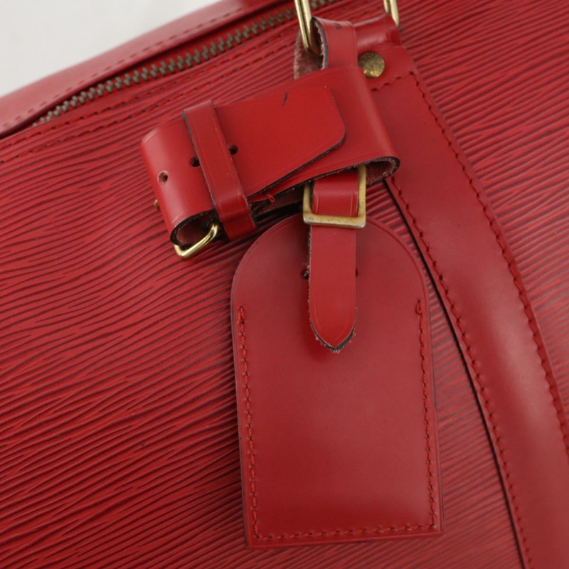 【日本直送】路易威登 Epi Keepall 50 波士頓包 紅 M42967 LV 正品 SW2143V-18