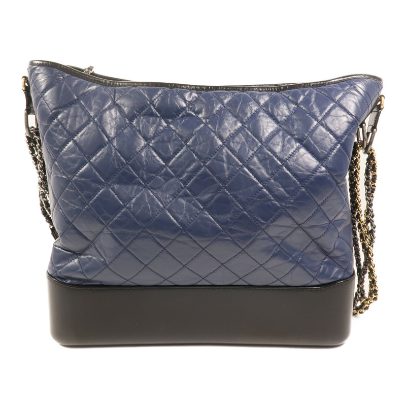 CHANEL 羊皮皮革Gabrielle Large鏈帶肩背袋-1