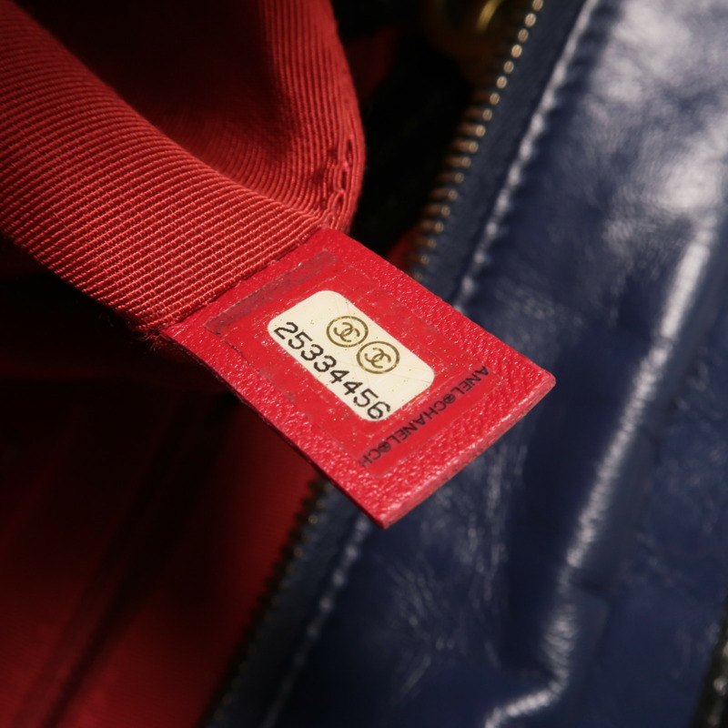 CHANEL 羊皮皮革Gabrielle Large鏈帶肩背袋-6