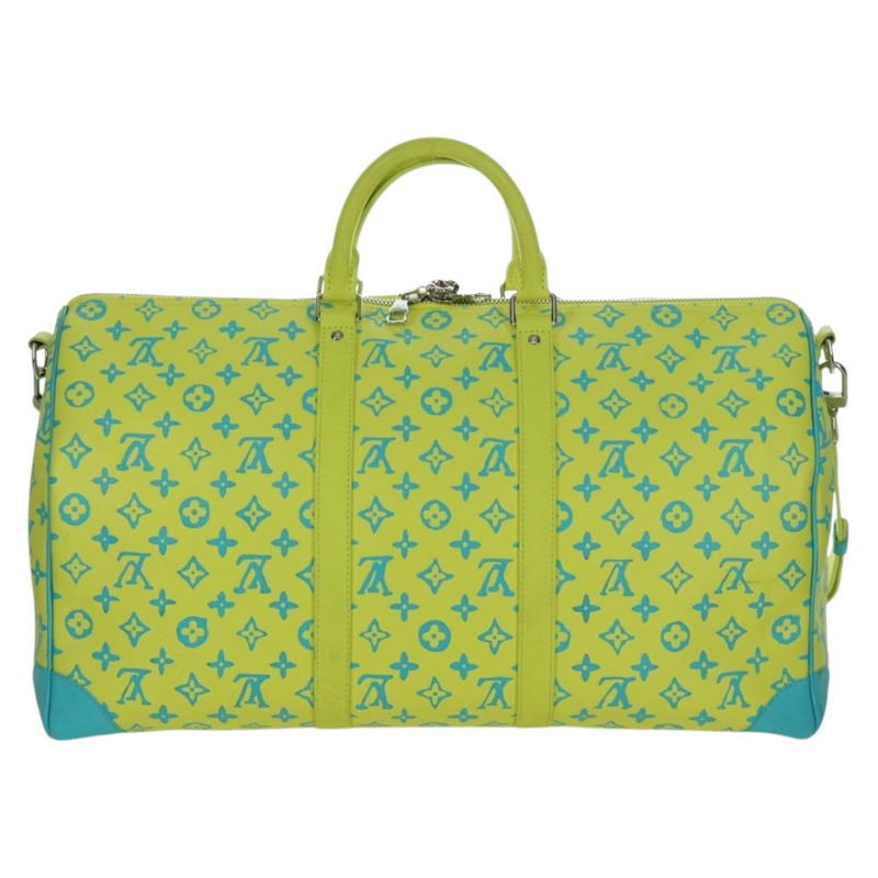 【日本直送】路易威登 Playground Keepall Bandouliere 50 旅行包 黃色 M21869 正品 AMZ519SM-1