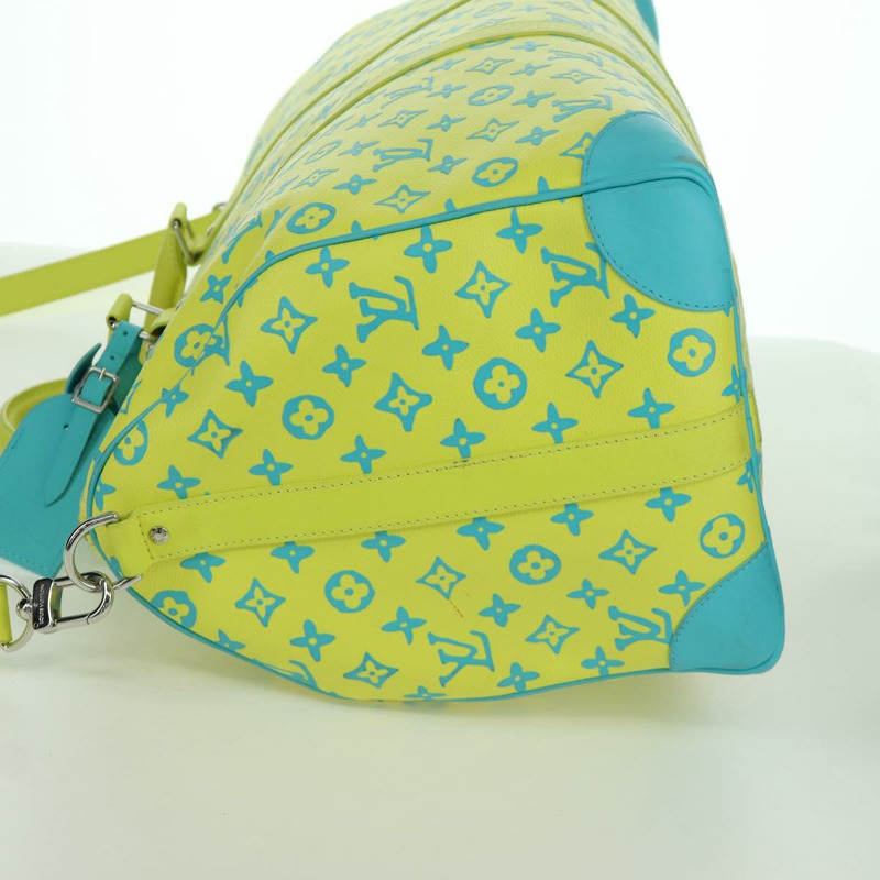 【日本直送】路易威登 Playground Keepall Bandouliere 50 旅行包 黃色 M21869 正品 AMZ519SM-2